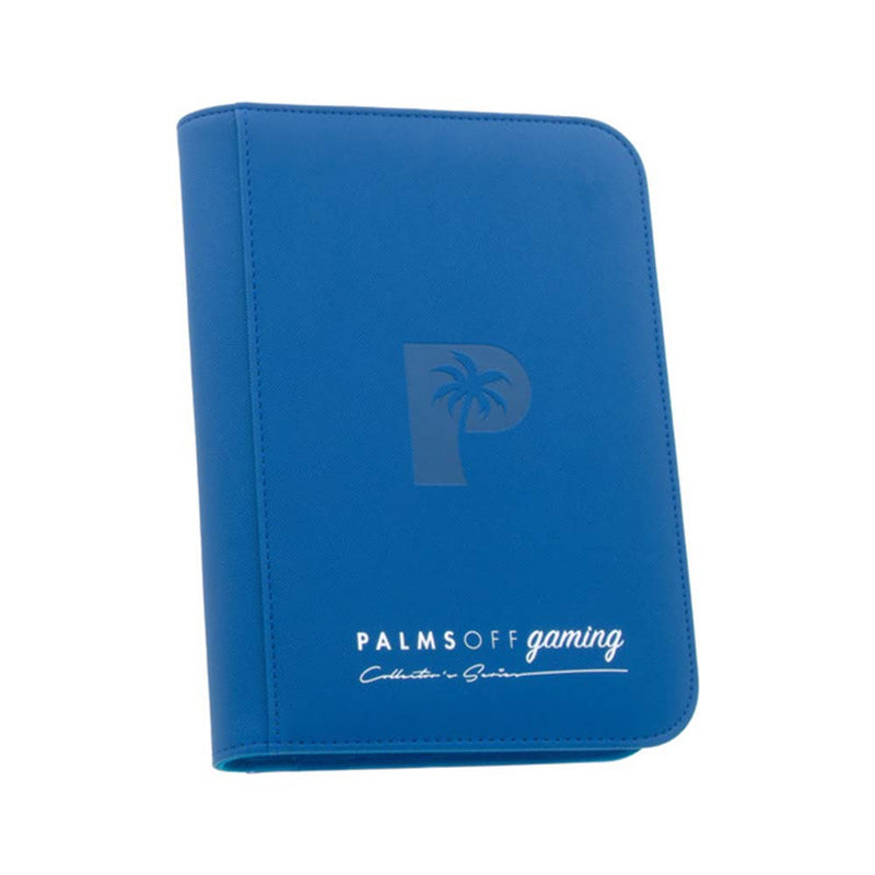 Palms Off ZB-4-BLU Collectors Series 4 Pocket Zip Binder BLUE (9004782452973)