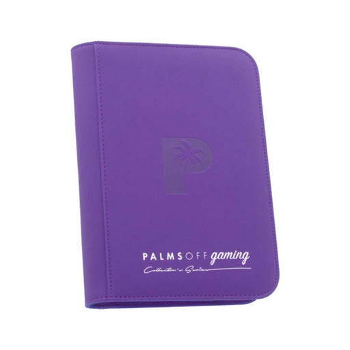 Palms Off ZB-4-PUR Collectors Series 4 Pocket Zip Binder PURPLE (9004782551277)