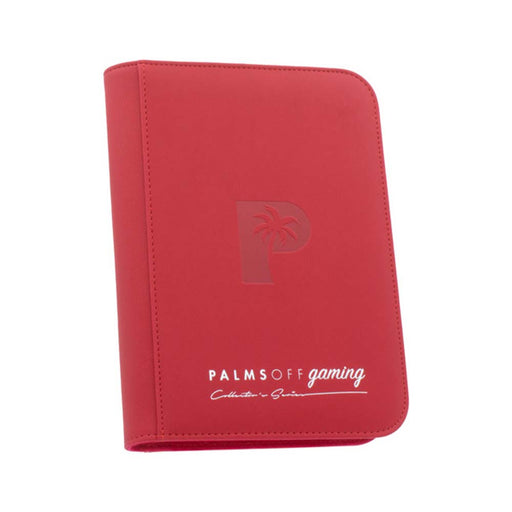 Palms Off ZB-4-RED Collectors Series 4 Pocket Zip Binder RED (9004782584045)