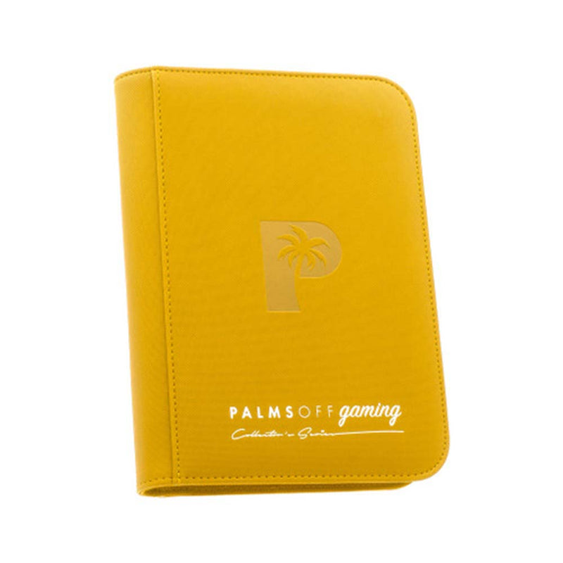 Palms Off ZB-4-YEL Collectors Series 4 Pocket Zip Binder YELLOW (9004800049389)