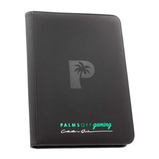 Palms Off ZB-09-BLK Collectors Series 9 Pocket Zip Binder BLACK (9003878023405)