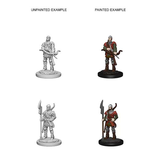 WizKids 72583 Pathfinder Deep Cuts Unpainted Minis: Town Guards (9003774869741)