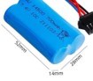 Helios - Battery li Ion 500mah, 7.4v SM Plug - Replacement Battery (Standard Run Time)