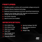 R1 Wurks 5000mAh 120C 7.6V 2S HV LCG Shorty Silicon Graphene RC LiPo Battery (3)