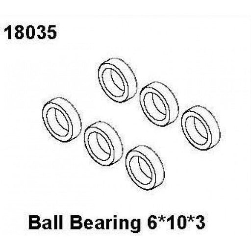RC Pro 18035 Ball Bearing 6*10*3 RCPRO 1/18 MT (8446601756909)