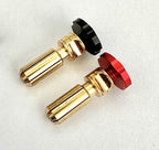 RC Pro Adjustable Heatsink Bullet Plug 5mm Black/Red Pair - RCPBM084