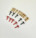 RC Pro 5mm Adjustable Heatsink Bullet Plug Connectors Black/Red - 5 Pairs (10 Pieces) - RCPBM086