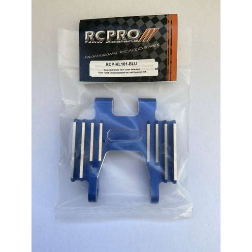RC Pro RCP-KL101-BLU Blue Aluminuim 7075 Crash Structure Front Fame Chassis Support for Losi Promoto-MX (Replaces LOS261010) (8446602281197)