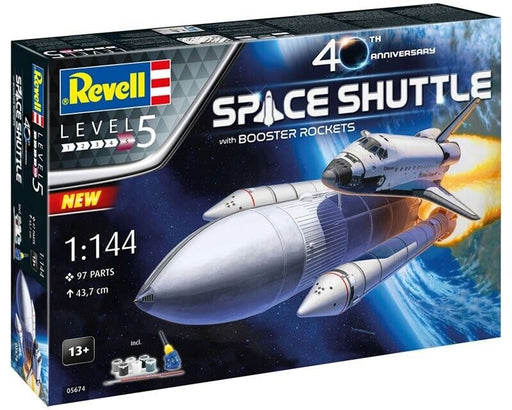 Revell 05674 GIFT 1/144 SPACE SHUTTLE W/BOOSTERS 40TH (8346755793133)
