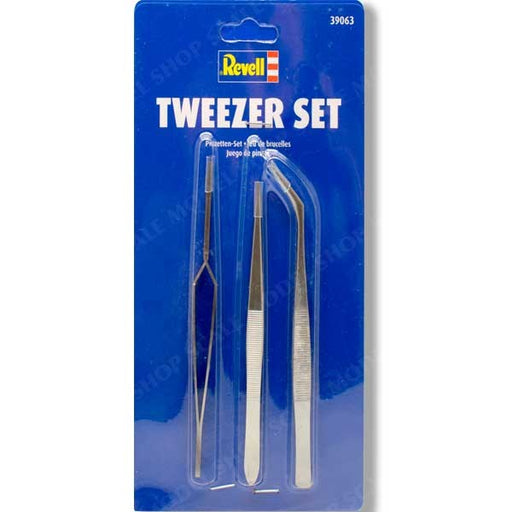 Revell 39063 Set of 3 Tweezers (8225540014317)