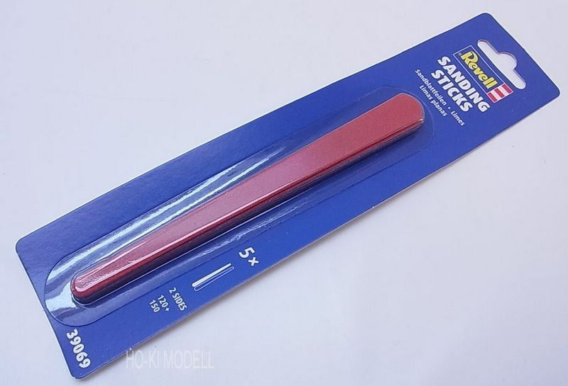 Revell 39069 TWO SIDED SANDING STICK (5 PCS/PK) - Hobby City NZ