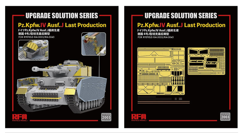 Ryefield 2003 5033 & 5043 Pz.kpfw.IV Ausf.J late production Upgrade Solution - Hobby City NZ (8967471333613)