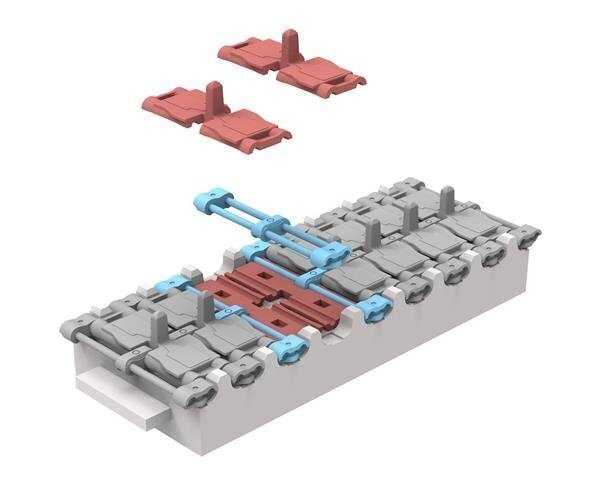 Ryefield 5054 Workable track links for Challenger 2