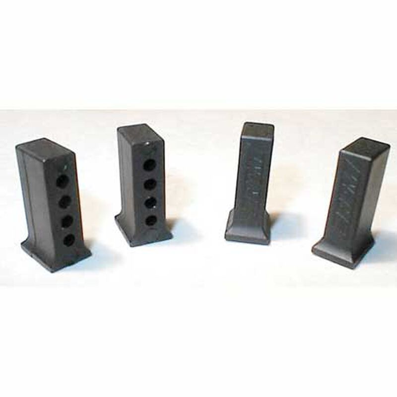 RPM Servo Mounting Post (2pc.) - Black - RPM70062