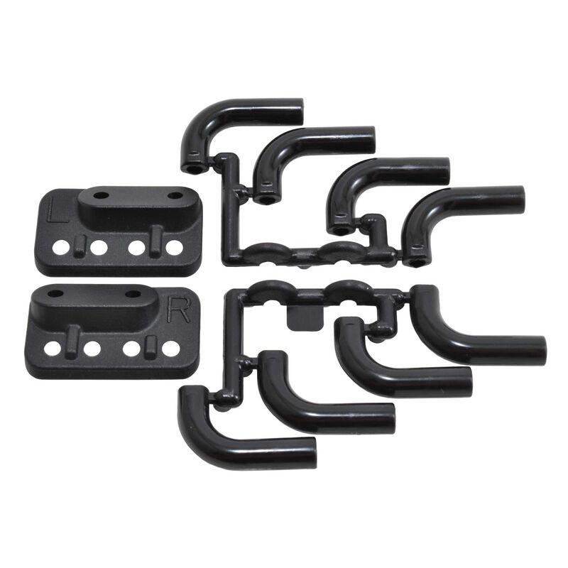 RPM Zoomies Mock Exhaust Headers - Black - RPM70852