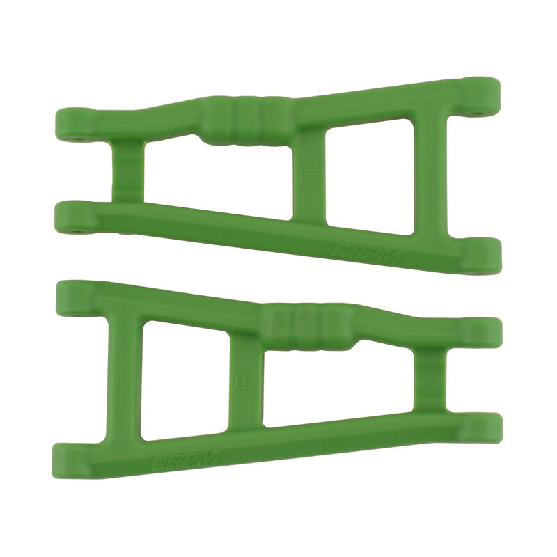RPM Rear Arms - Traxxas | e-Rustler 2wd / e-Stampede 2wd  | Green - RPM80184