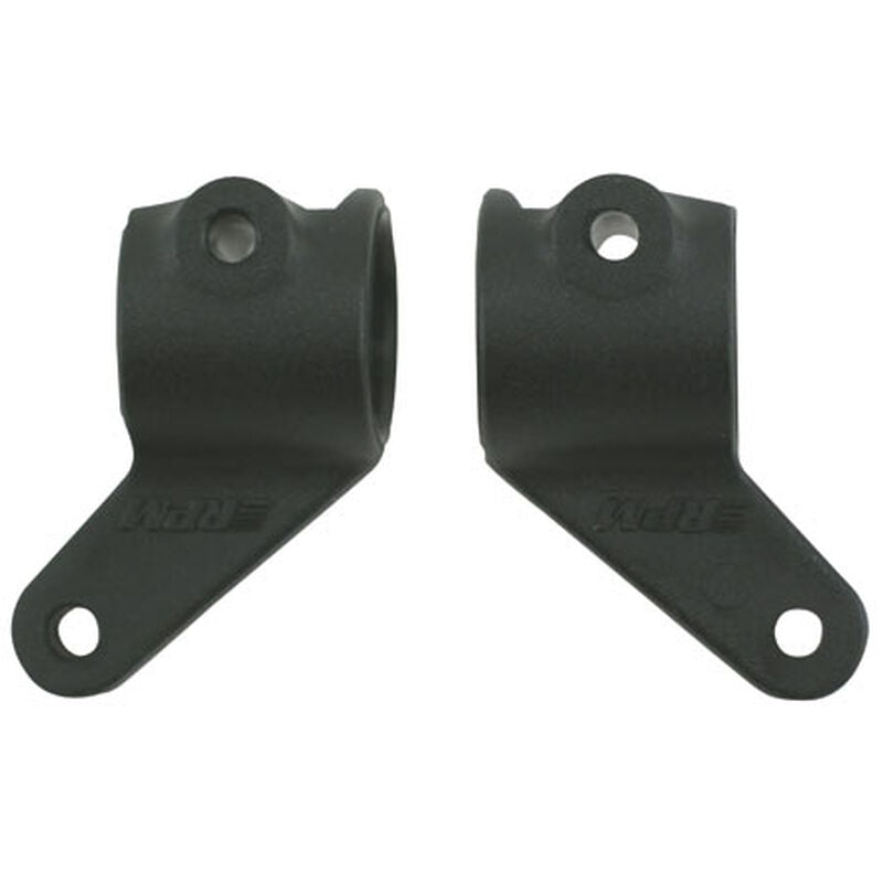 RPM Front Bearing Carriers - Traxxas | Slash 2wd / Nitro Slash / e-Stampede 2wd / e-Rustler 2wd | Black - RPM80372