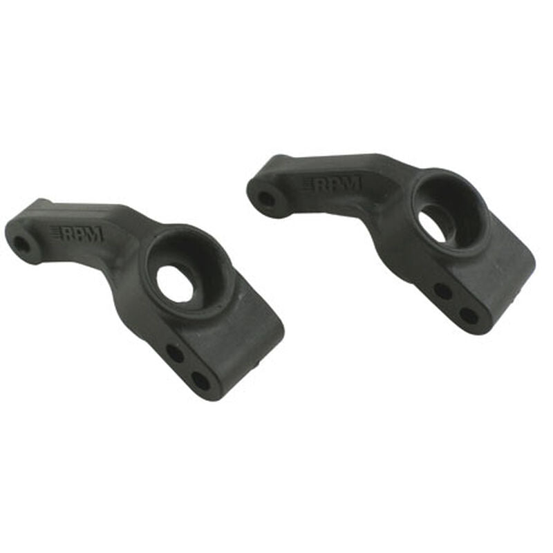RPM Rear Bearing Carriers - Traxxas | Slash 2wd / Nitro Slash / e-Stampede 2wd / e-Rustler 2wd | Black - RPM80382