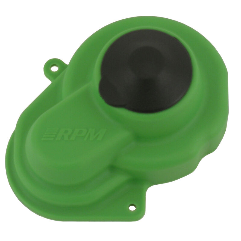RPM Gear Cover - Traxxas | e-Rustler 2wd / e-Stampede 2wd / Bandit / Slash 2wd | Green - RPM80524