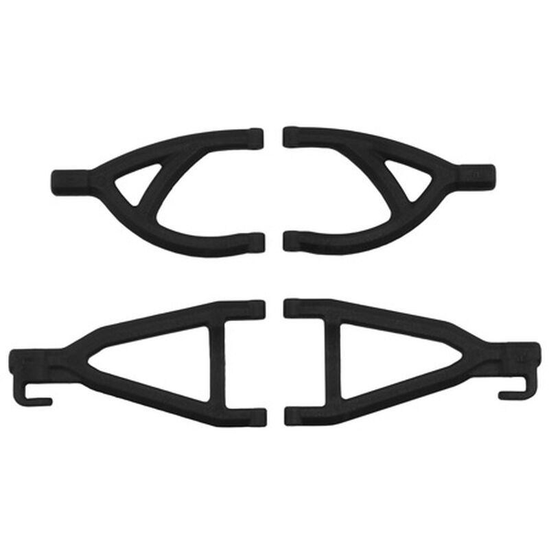 RPM Rear A-arms - Traxxas | 16th scale e-Revo | Black - RPM80602