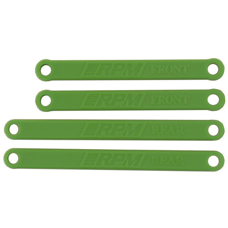 RPM Heavy Duty Camber Links - Traxxas | e-Rustler 2wd / e-Stampede 2wd | Green - RPM81264