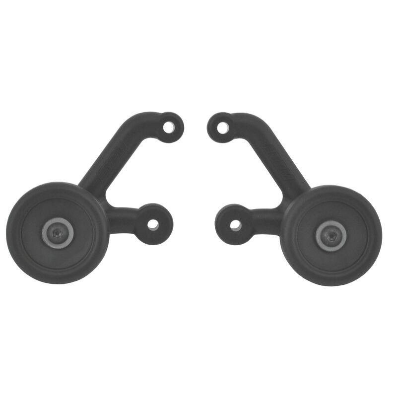 RPM Low Visibility Wheelie Bars (for use with RPM Rear Bumpers only) - Traxxas / Losi | Slash 2wd / Slash 4x4 / SCTE | Black - RPM81312