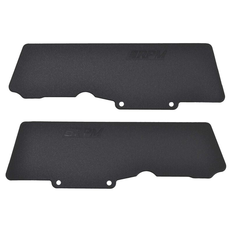 RPM Mud Guards for RPM #81402 Rear A-arms - ARRMA / Durango | Kraton 6S / Outcast 6S / Talion 6S / DEX8T | Black - RPM81412