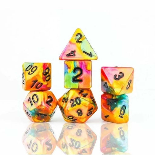 Sirius DZ0009-05 Dice - Rainbow Gold Dice Set 7 (9250524594413)