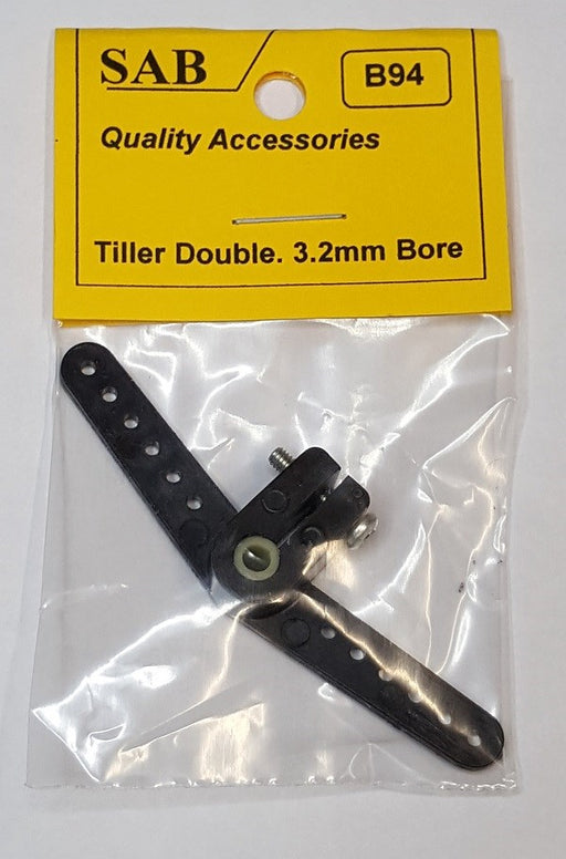 SAB B94 TILLER ARM-DOUBLE 1/8 SHAFT (6660636147761)