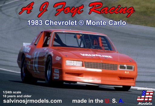 Salvinos JR AJMC1983D  1/24 Chevrolet Monte Carlo J.J Foyt Racing 1983 (6661681479729)