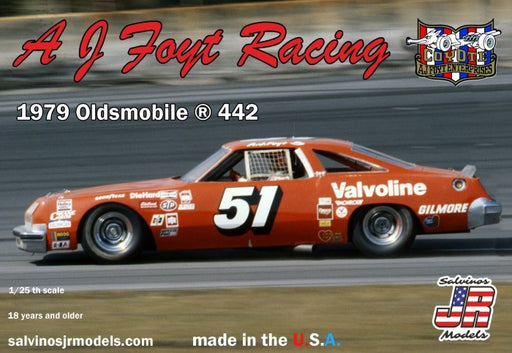 Salvinos JR AJO1979D 1/24 Oldsmobile 442 A.J Foyt Racing 1979 (6661681512497)