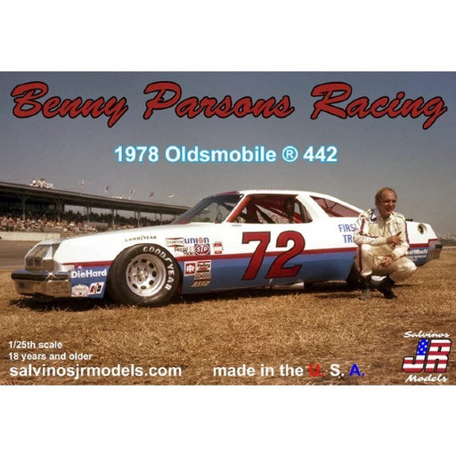 Salvinos JR BPO1978D 1/24 1978 Oldsmobile 442 - #72 Benny Parsons Racing (7859179847917)