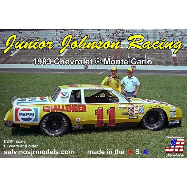 Salvinos JR JJMC1983C 1/24 1983 Chevrolet Monte Carlo - Junior Johnson Racing (7859179913453)