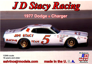 Salvino JR JSDC1977NBO 1/24 JD Stacy 77 Dodge Charger - Hobby City NZ (9070213726445)
