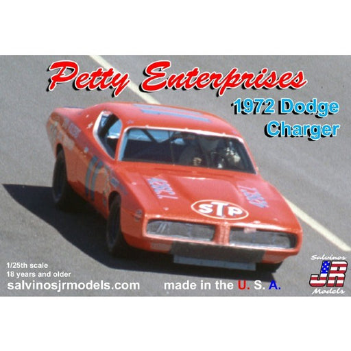 Salvinos JR PEDC1972D 1/24 1972 Dodge Charger - Petty Enterprises - Hobby City NZ (7859180011757)
