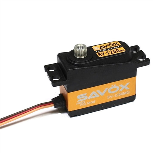Savox SV-1250MG HV Mini Servo 8kg 0.095sec 7.4v (7650727166189)