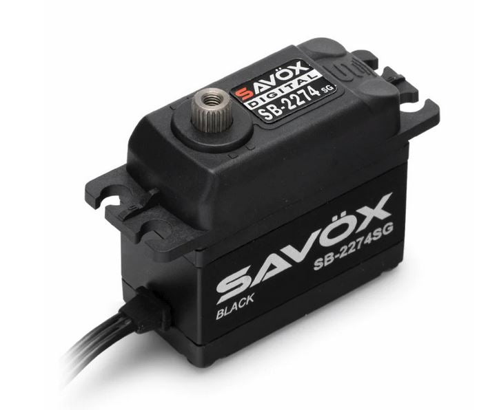 Savox SB-2274SG-BE HV STD size 30kg/cm Digital Brushless Motor Servo 0.07sec 8.4V 69g 40.3x20.2x38.5mm - Hobby City NZ (8347098939629)