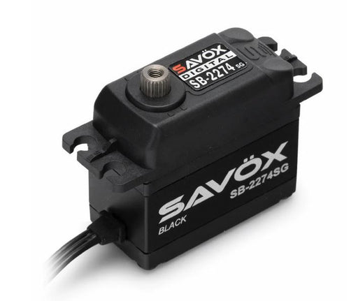 Savox SB-2274SG-BE HV STD size 30kg/cm Digital Brushless Motor Servo 0.07sec 8.4V 69g 40.3x20.2x38.5mm - Hobby City NZ (8347098939629)