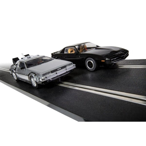 Scalextric C1431 Set: Back to the Future vs Knight Rider - 1980s TV (7953874616557)