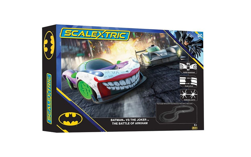 Scalextric C1438 Set: Batman vs The Joker Battle of Arkham