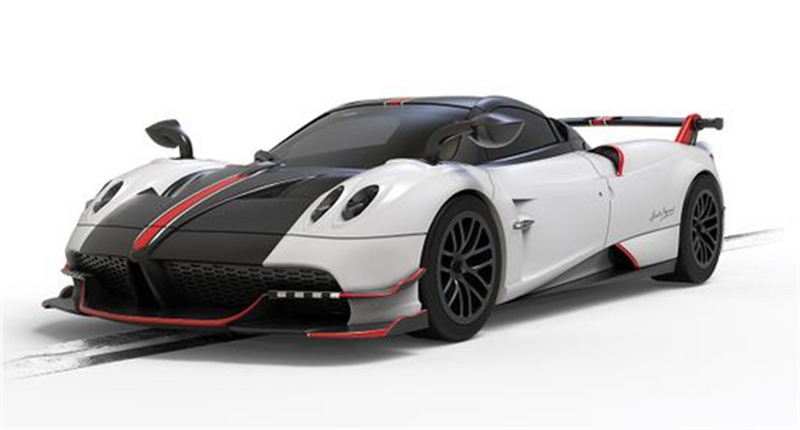 Scalextric C4399 Paganu Huayra BS RS Met White