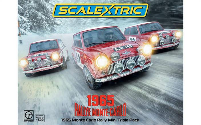 Scalextric C4488A 65 Monte Carlo Rally Mini 3pk