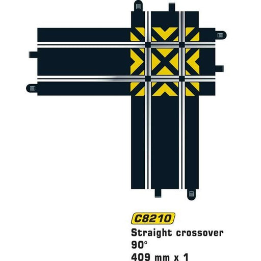 Scalextric C8210 Straight Crossover 90deg 2 (7540509999341)