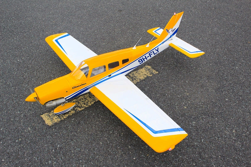 Seagull Models SEA386 Piper Cherokee ARF 60" wingspan 10cc - Yellow New 2025 by Seagull (9093893423341)