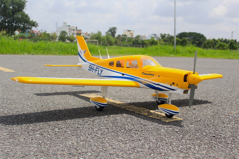 Seagull Models SEA386 Piper Cherokee ARF 60" wingspan 10cc - Yellow New 2025 by Seagull (9093893423341)