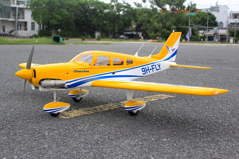Seagull Models SEA386 Piper Cherokee ARF 60" wingspan 10cc - Yellow New 2025 by Seagull (9093893423341)
