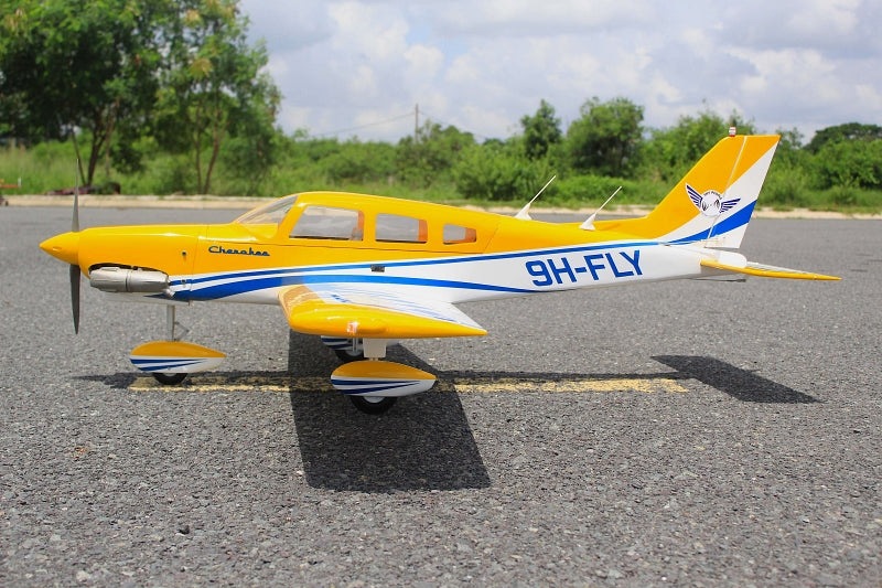 Seagull Models SEA386 Piper Cherokee ARF 60" wingspan 10cc - Yellow New 2025 by Seagull (9093893423341)