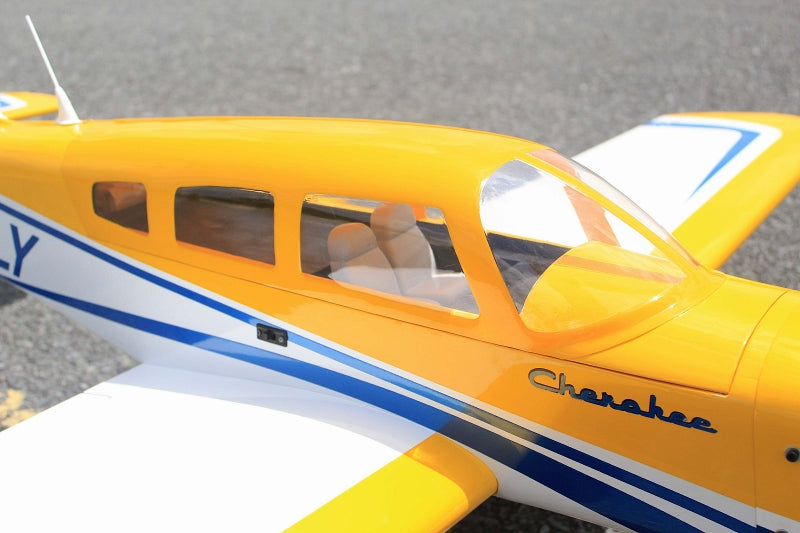 Seagull Models SEA386 Piper Cherokee ARF 60" wingspan 10cc - Yellow New 2025 by Seagull (9093893423341)