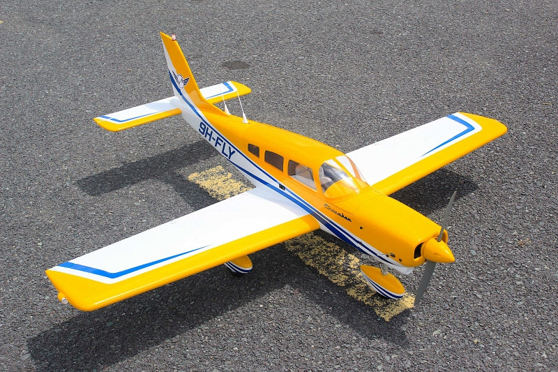 Seagull Models SEA386 Piper Cherokee ARF 60" wingspan 10cc - Yellow New 2025 by Seagull (9093893423341)