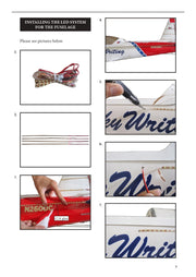 Seagull Models SEA397LED Optional Night navigation LED light (welded JST) Blue/ Red/ White plus controller ForSEA397 Art Scholl's Super Chipmunk New 2025 by Seaull (9093893587181)